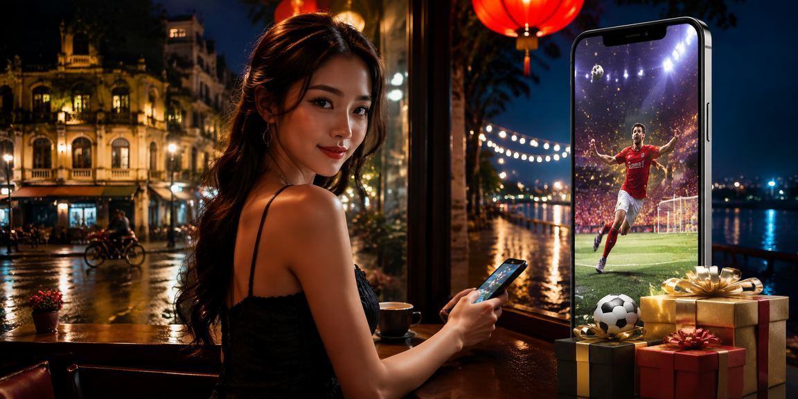 Người dùng xem cá cược bóng đá tại Hà Nội bên ly cà phê sáng