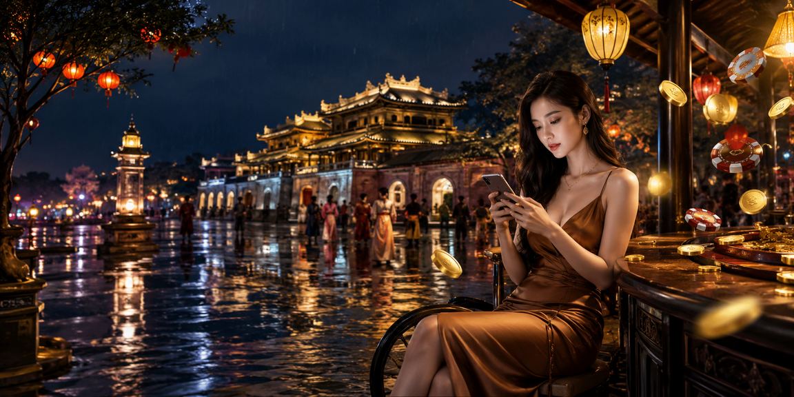 Người dùng Huế thưởng thức cà phê và chơi casino di động với tài khoản VIP
